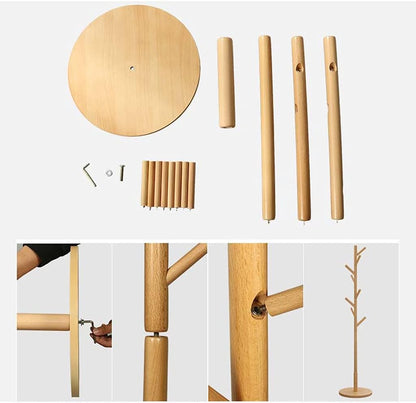 Creative Tree-Shaped Floor Standing Coat Rack 🌳🧥