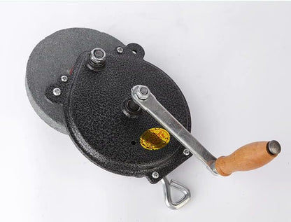 Manual Hand-Crank Knife Sharpener – Household Kitchen Tool 🔪✨