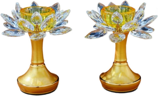Crystal Candlestick Holder – Home & Spiritual Decor