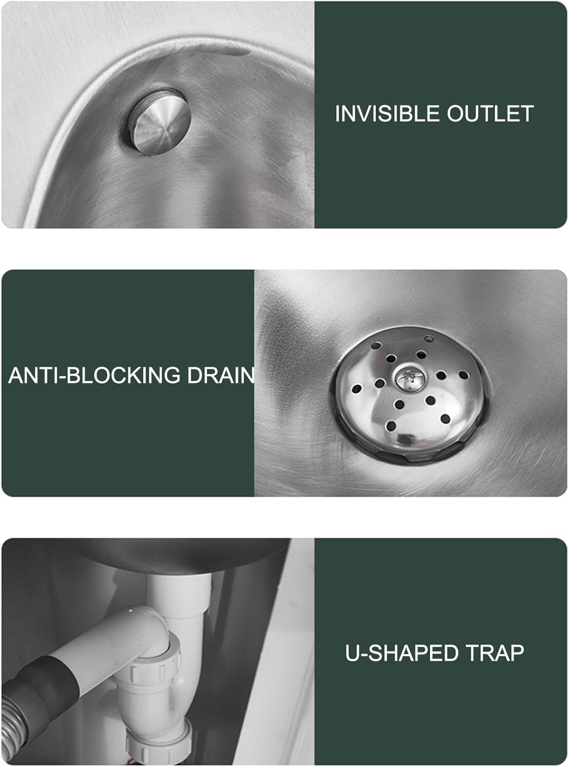 Stainless Steel Utility Trough Sink for Home & Commercial Use 🚰