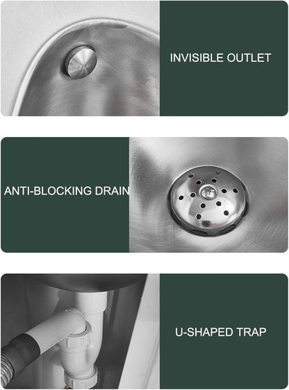 Stainless Steel Utility Trough Sink for Home & Commercial Use 🚰