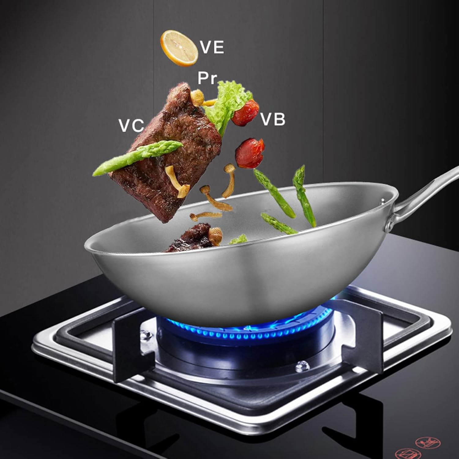 Non-Stick Titanium Frying Pan – 10.2 Inch Induction Safe Cookware