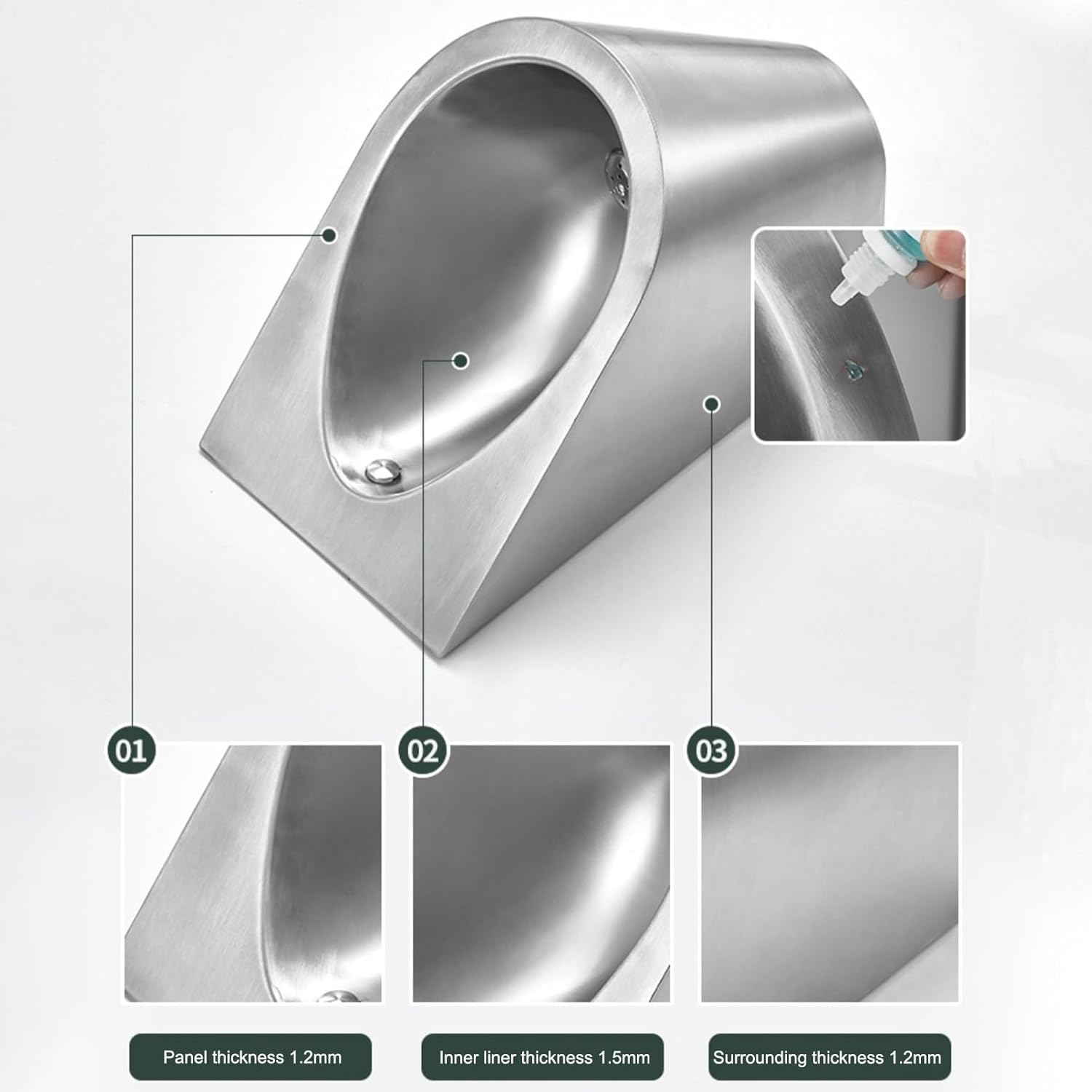 Stainless Steel Utility Trough Sink for Home & Commercial Use 🚰