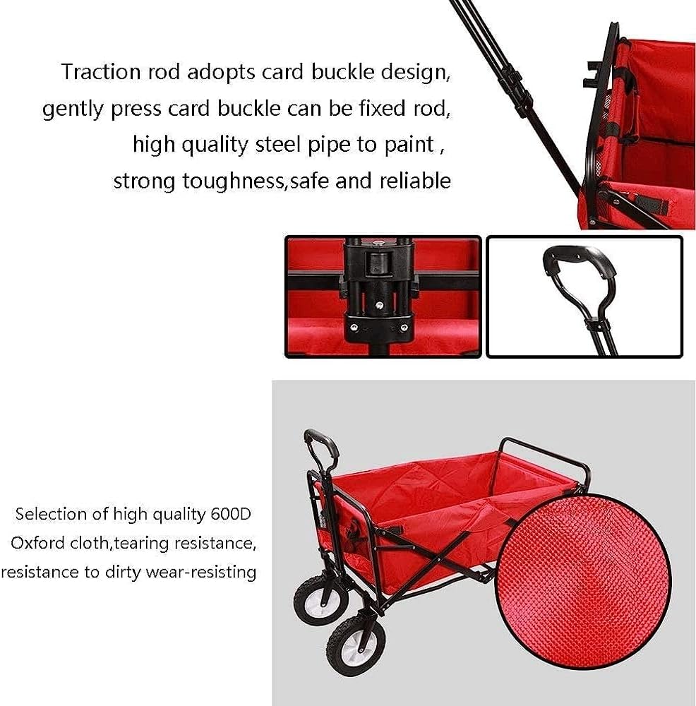 Multi-Function Household Folding Trolley Cart 80KG Capacity 🛒💪