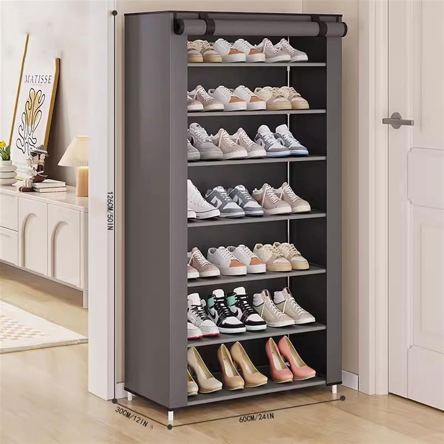 Multi-Layer Household Storage Rack – Large Capacity Organizer