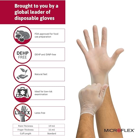 Disposable Nitrile Gloves – Medical & Household Protection 🧤✨