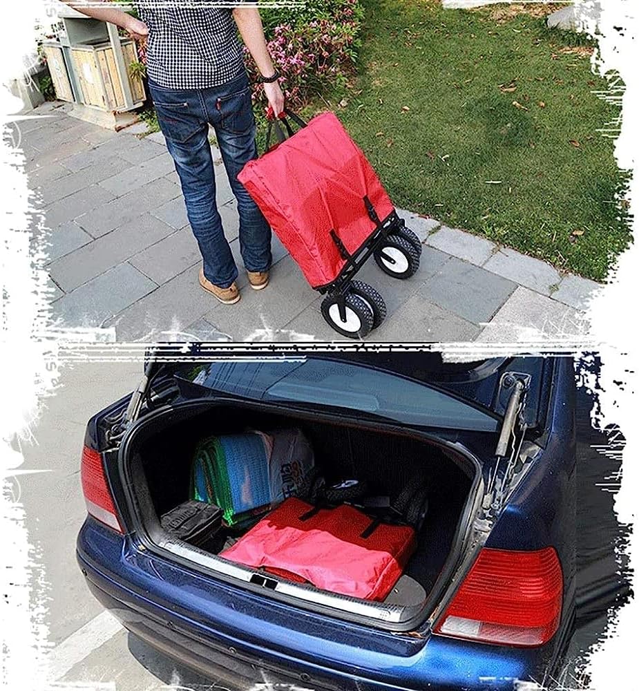Multi-Function Household Folding Trolley Cart 80KG Capacity 🛒💪