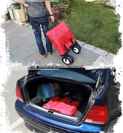 Multi-Function Household Folding Trolley Cart 80KG Capacity 🛒💪
