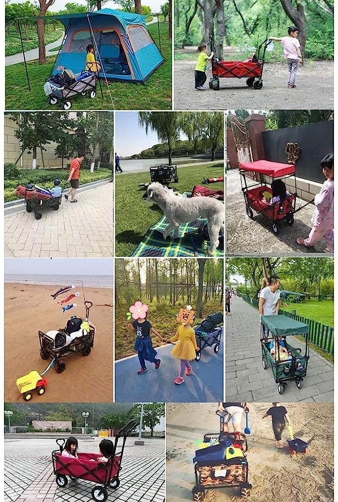 Multi-Function Household Folding Trolley Cart 80KG Capacity 🛒💪